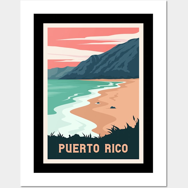 Puerto Rico vacation poster Wall Art by NeedsFulfilled